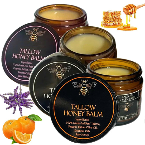 Organic Beef Tallow Honey Balm